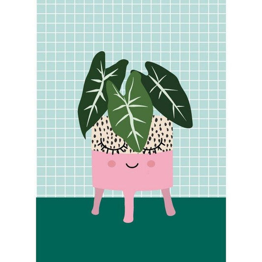 Postkaart - Schattig Plantje