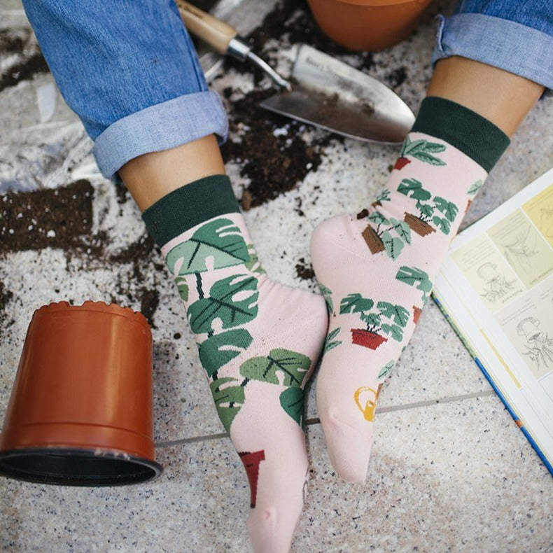 Socks Plant Lover - Many Mornings