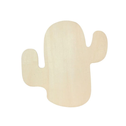 Houten Muurlamp Cactus