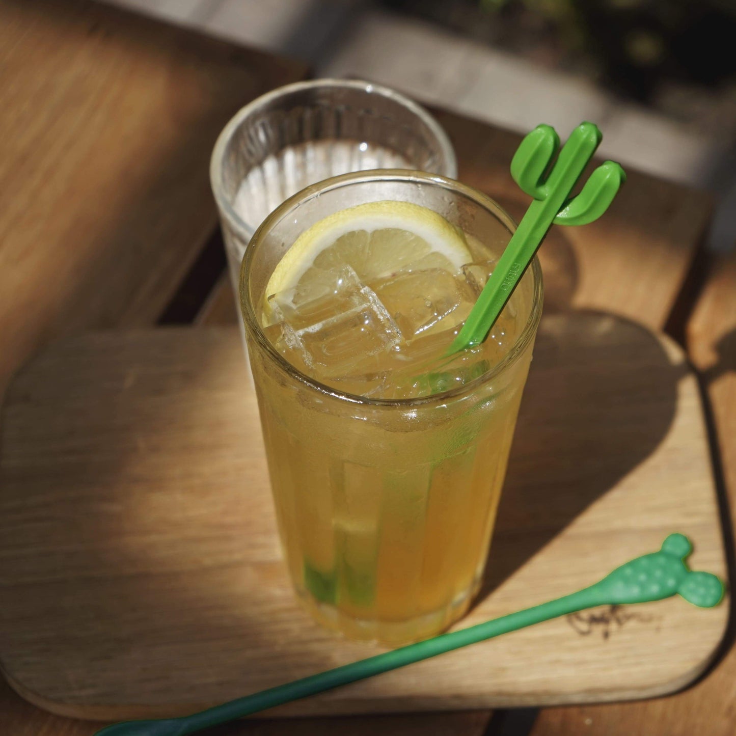 cocktail roerstokje cactus