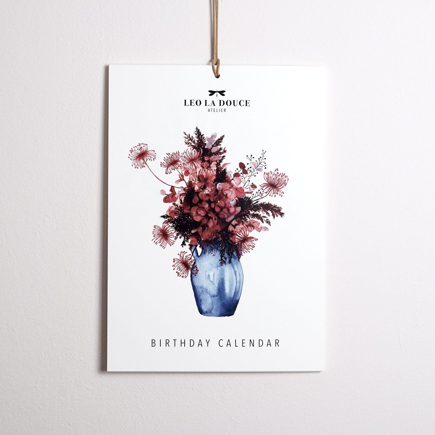 verjaardagskalender bloemen