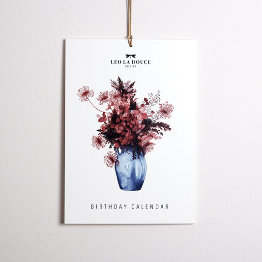 verjaardagskalender bloemen