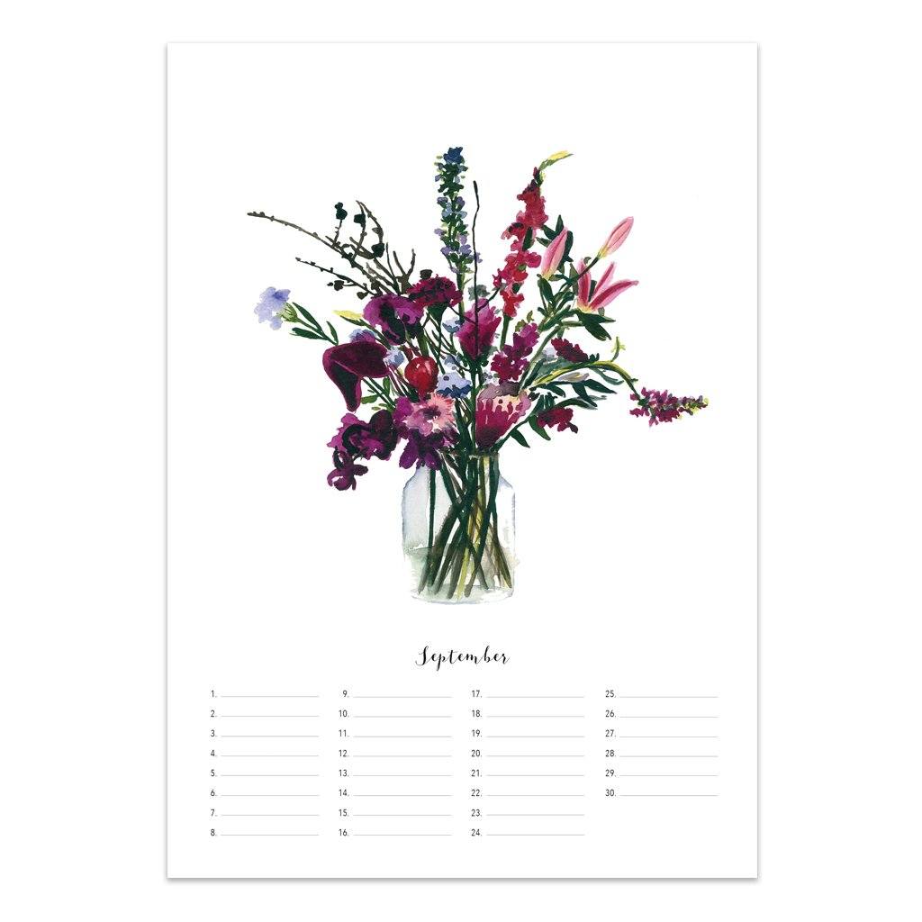Kalender - Bloemenliefde