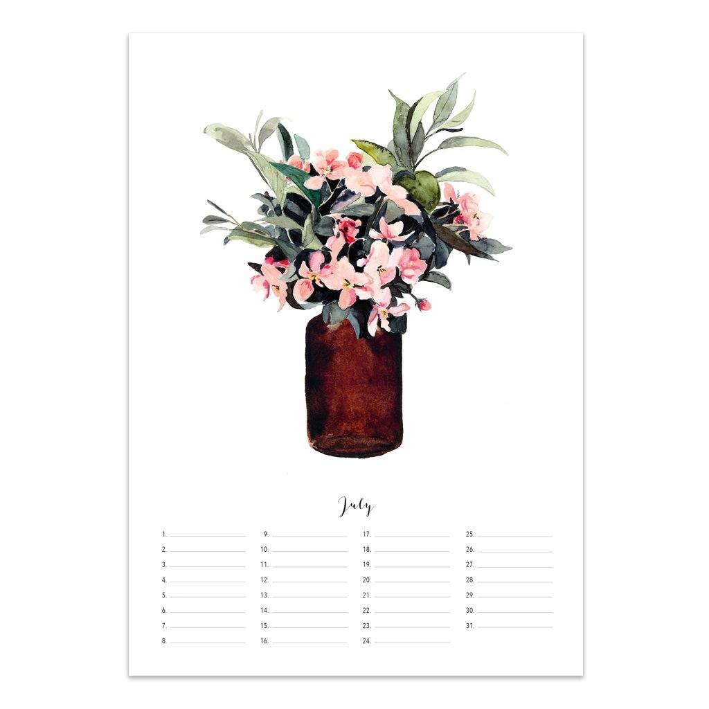 birthday calendar plants