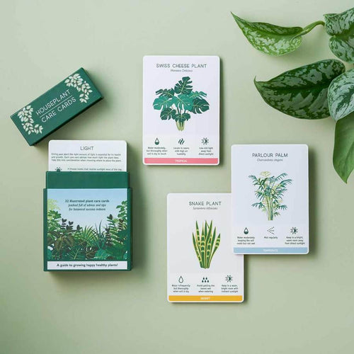houseplant care cards
