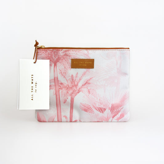 Tasje met Rits - Pink Forest