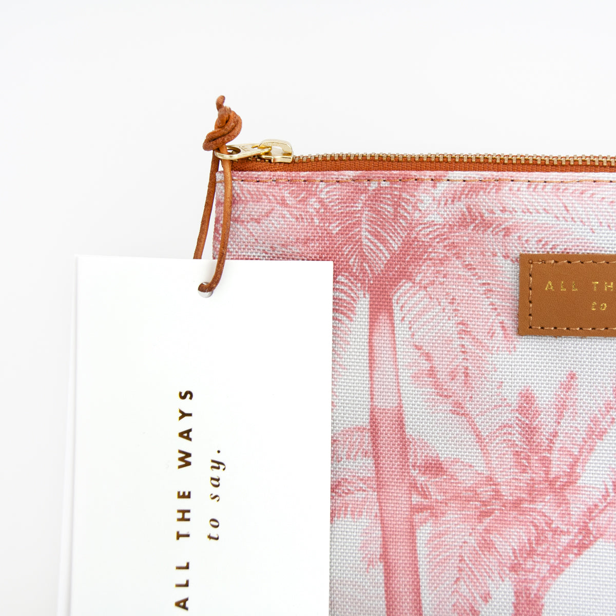 Tasje met Rits - Pink Forest