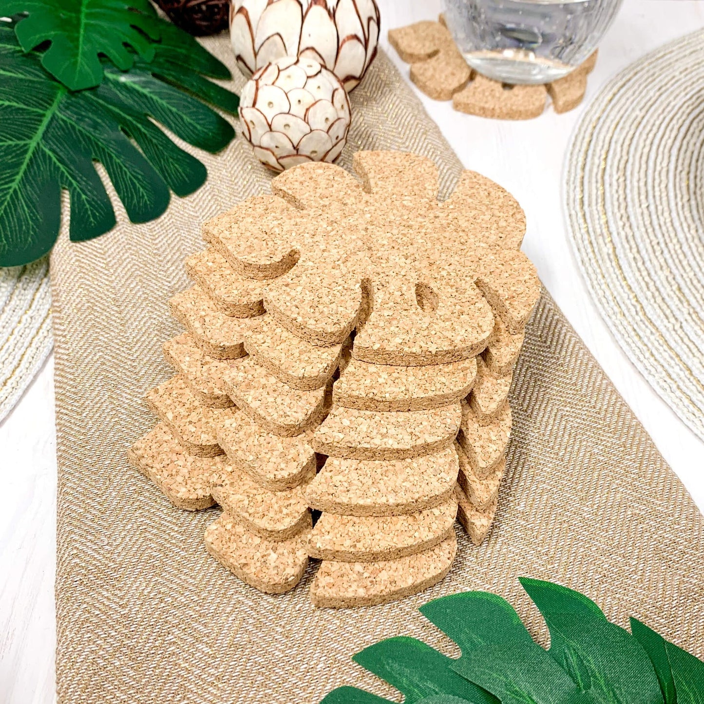 Kruk Onderzetters Glazen Monstera