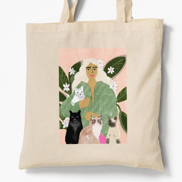 Draagtas - Crazy Cat Lady