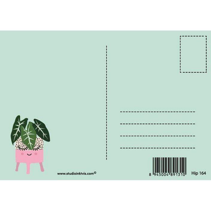 Postkaart - Schattig Plantje