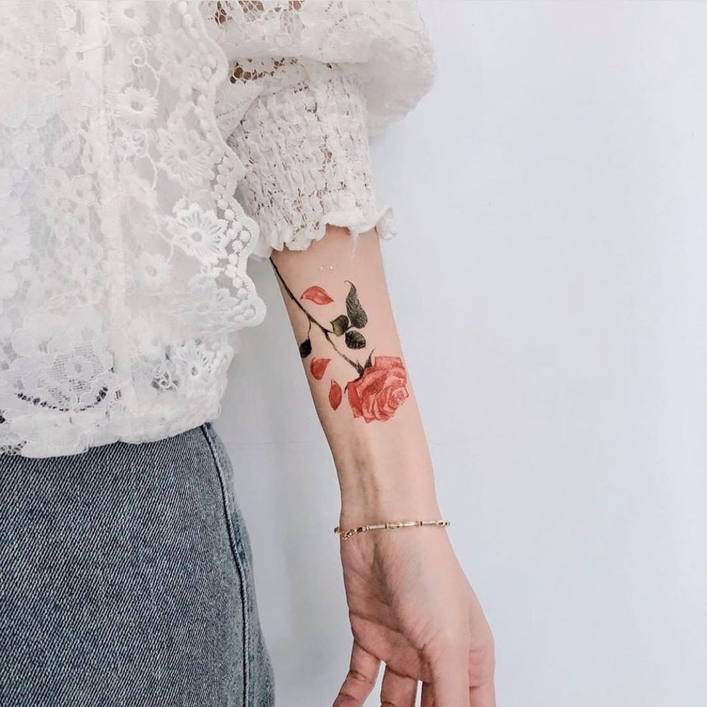Tattoo - Engelse Roos