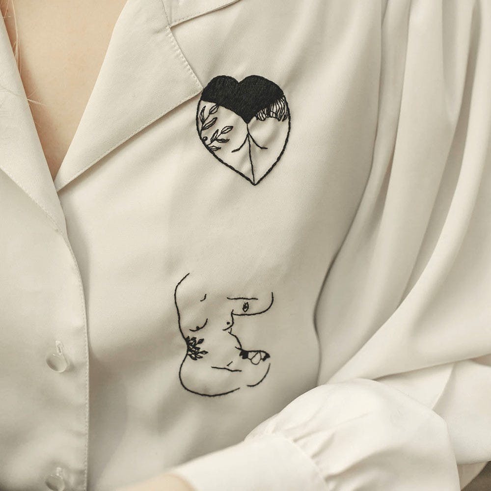 Embroidery Kit - Féminité Végétale