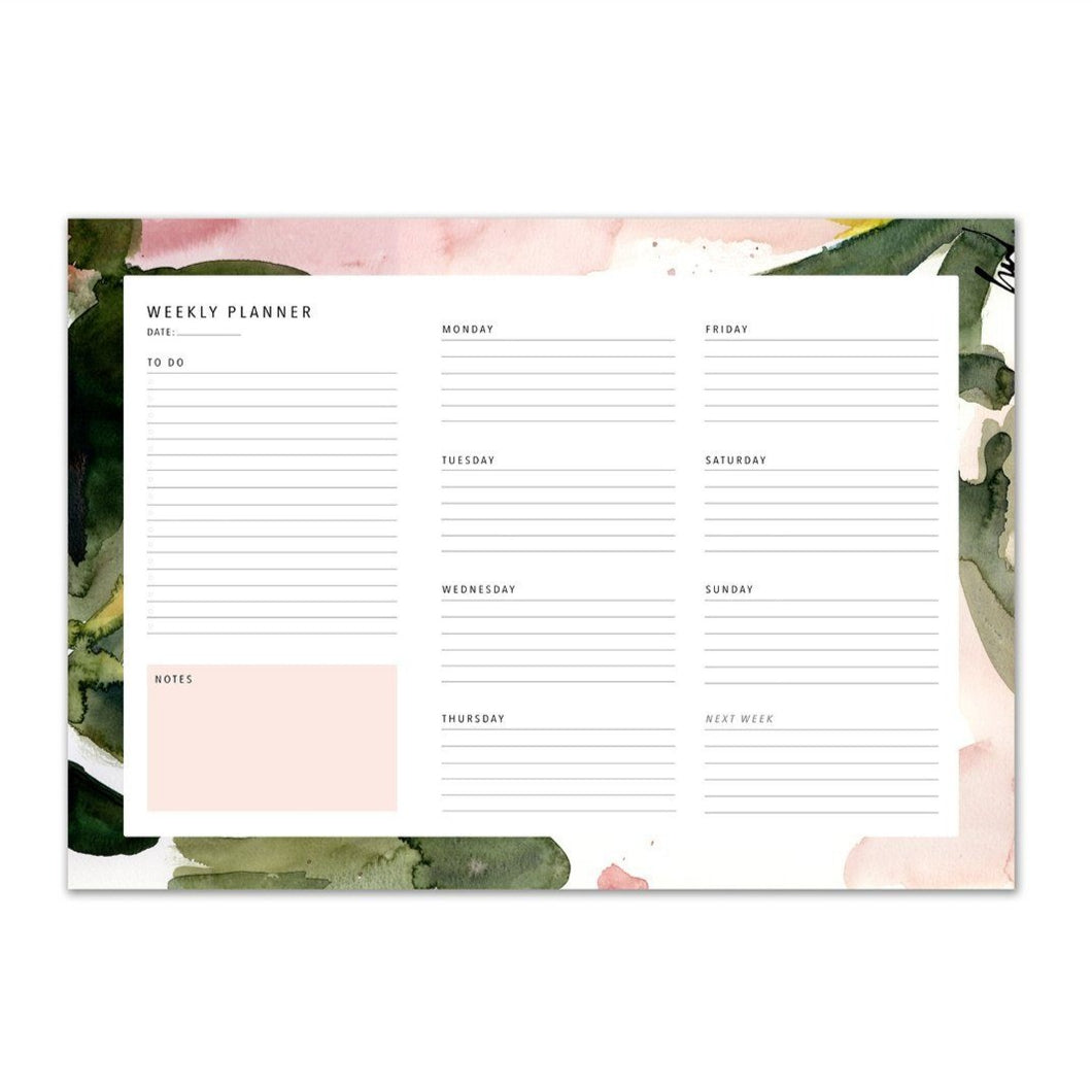 Weekly Planner - Floral Colours