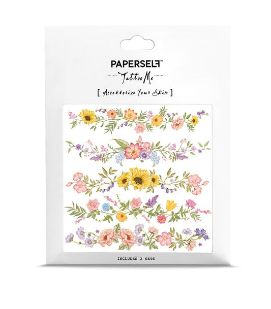 Tattoo - Bloemenketting