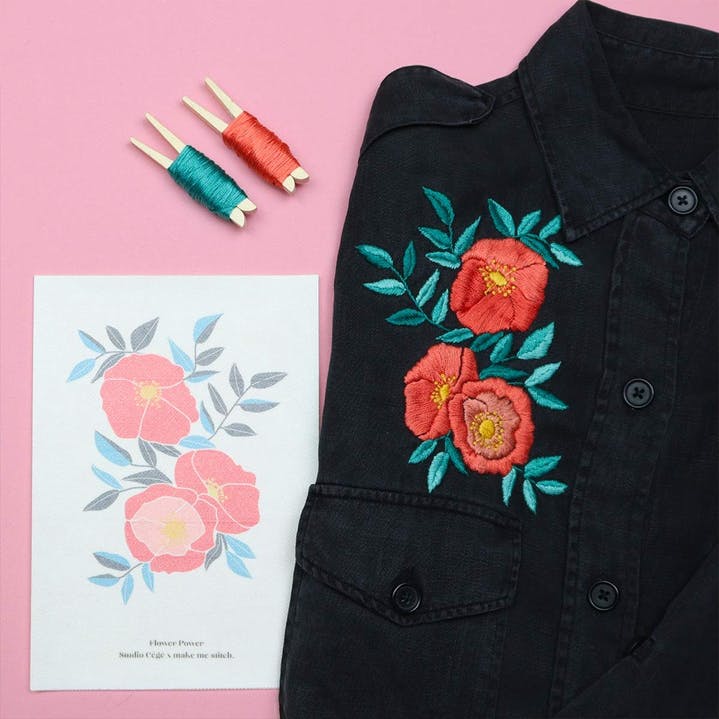 Embroidery Kit - Flower Power