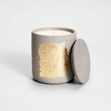 Load image into Gallery viewer, Medio Candle/Pot - Gold &amp; Grey
