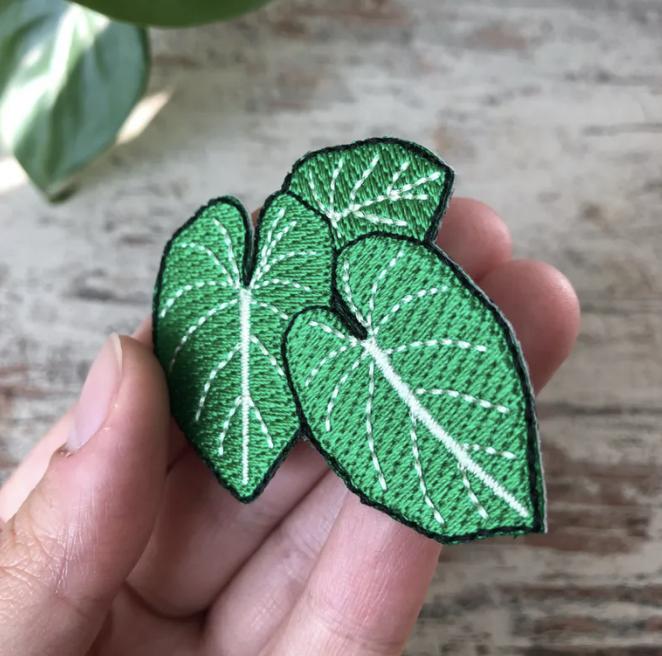Strijkembleem - Philodendron Gloriosum 3