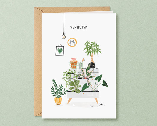 3 Groene Wenskaarten - NL
