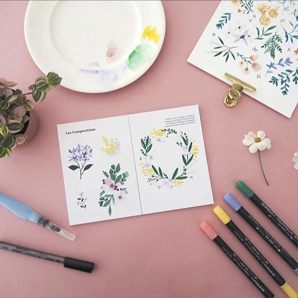 How To Draw Flowers Kit