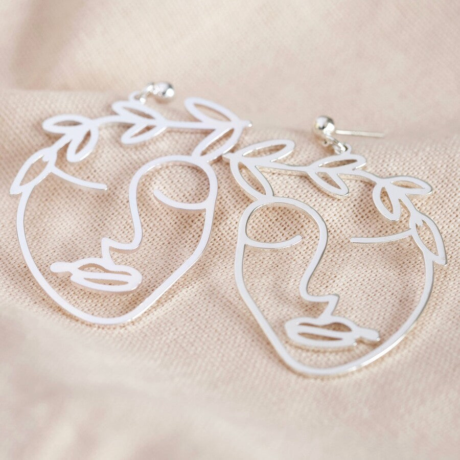 Laurel Leaf Oorringen - Zilver