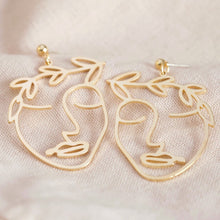 Load image into Gallery viewer, Laurel Leaf Earrings - Gold
