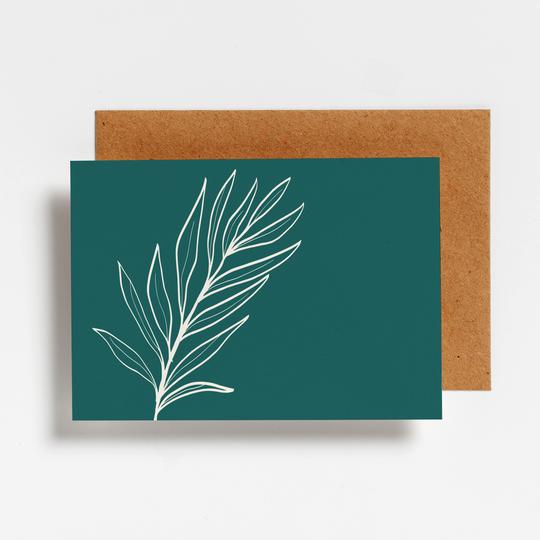 Card - Leaf Green
