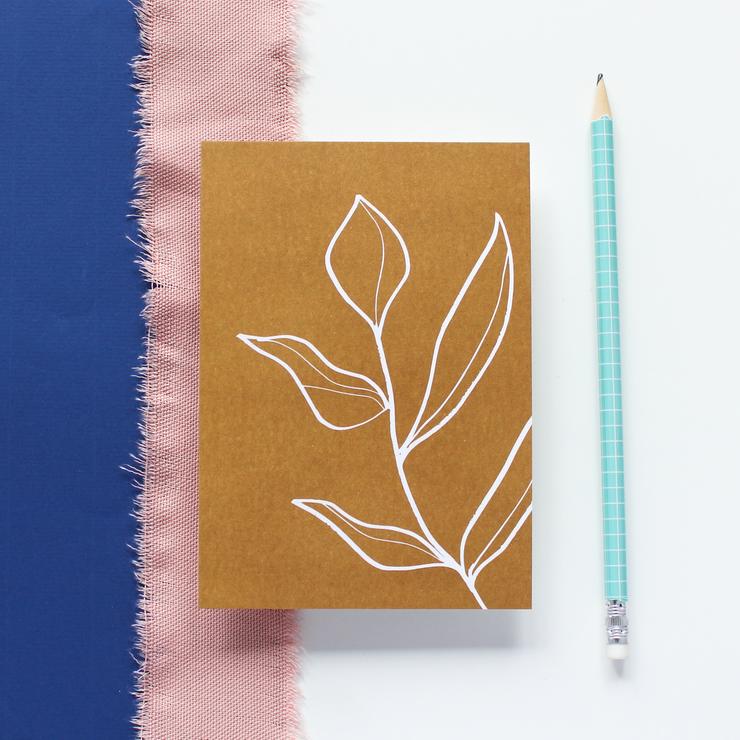 Card - Leaf Ocher