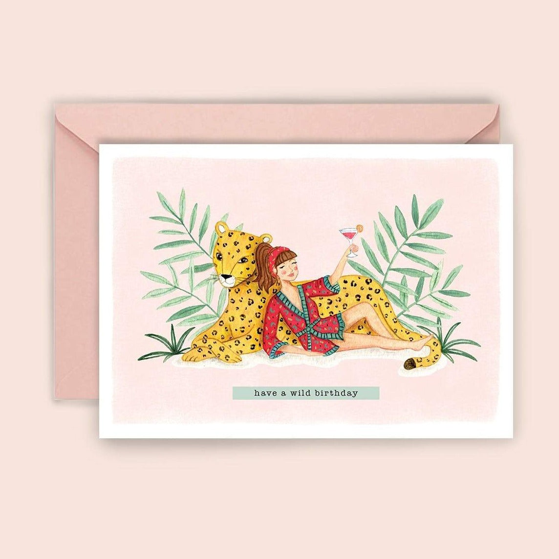 Card - Leopard Birthday