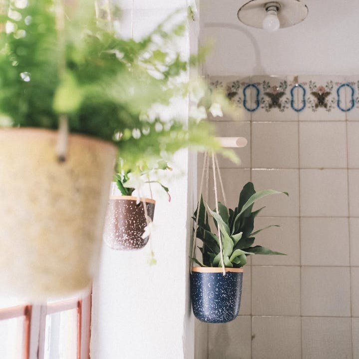 Hanging Planter Medium - Blue