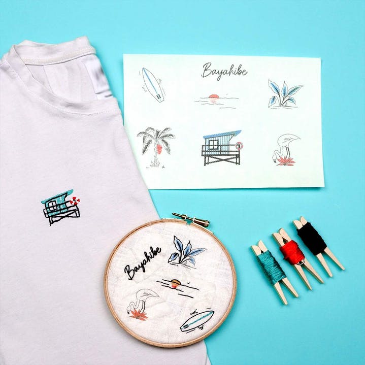 Embroidery Kit - Miami Beach
