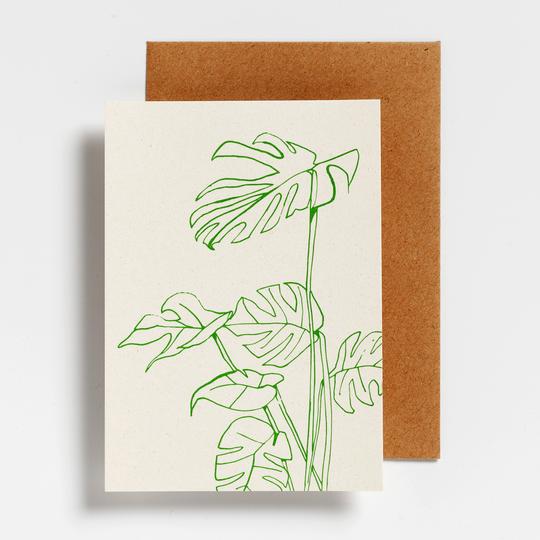 Kaartje - Monstera