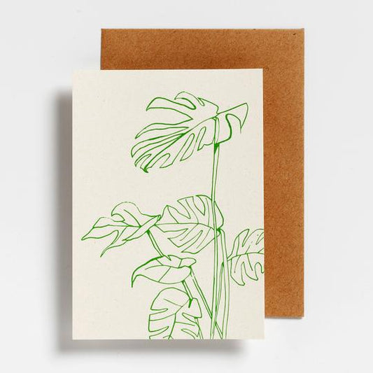 Kaartje - Monstera