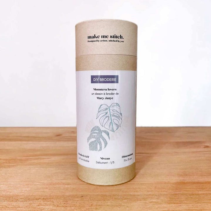 Embroidery Kit - Monstera Lovers