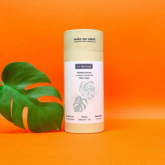 Borduurkit - Monstera Lovers