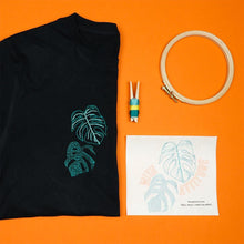 Load image into Gallery viewer, Embroidery Kit - Monstera Lovers
