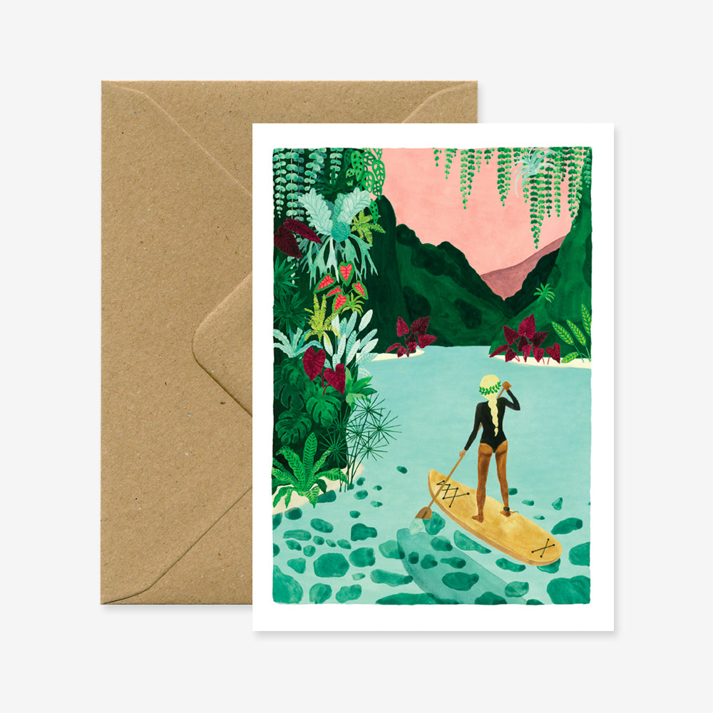 Kaart - Paddle Girl