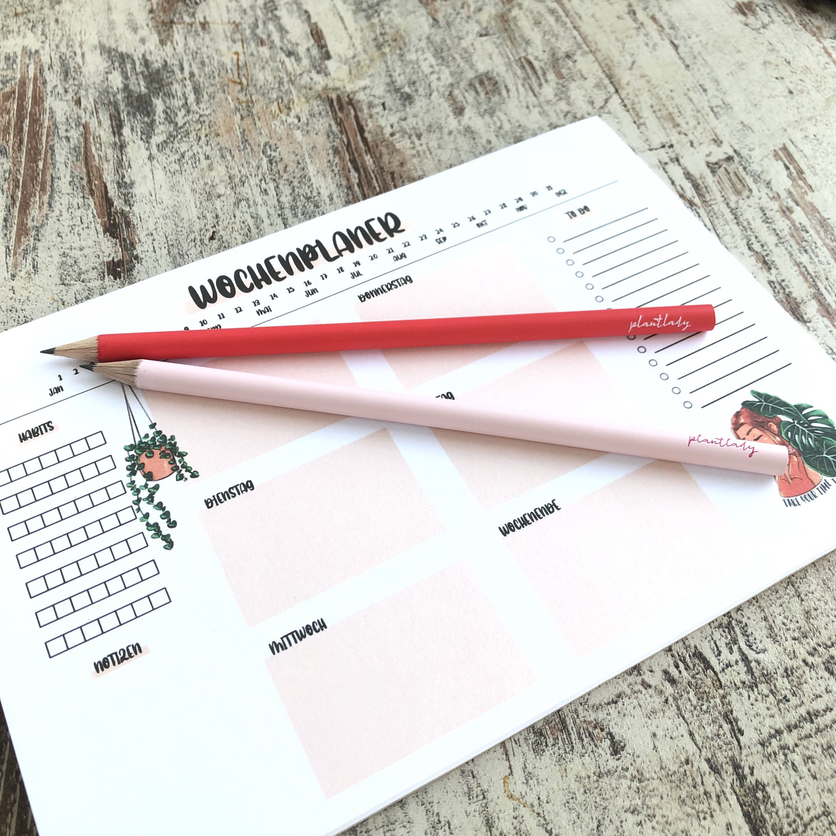 Pencil Set - Plantlady
