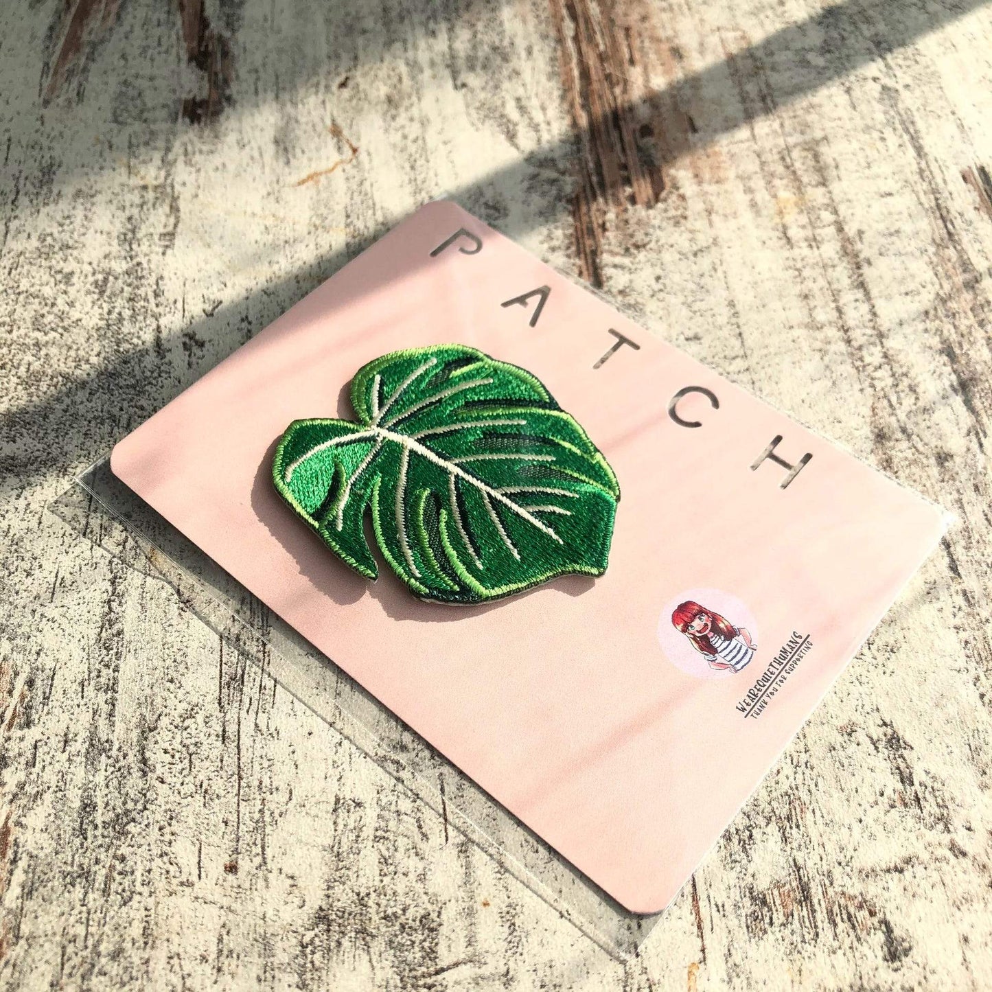 Strijkembleem - Monstera Deliciosa