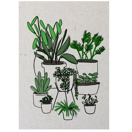 Kaartje - Plantjesfeest