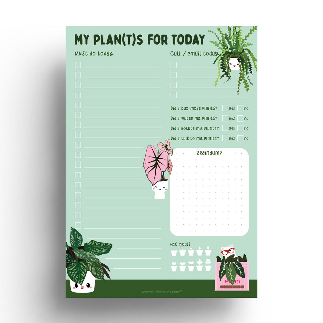 Day Planner - My Plan(t)s For Today