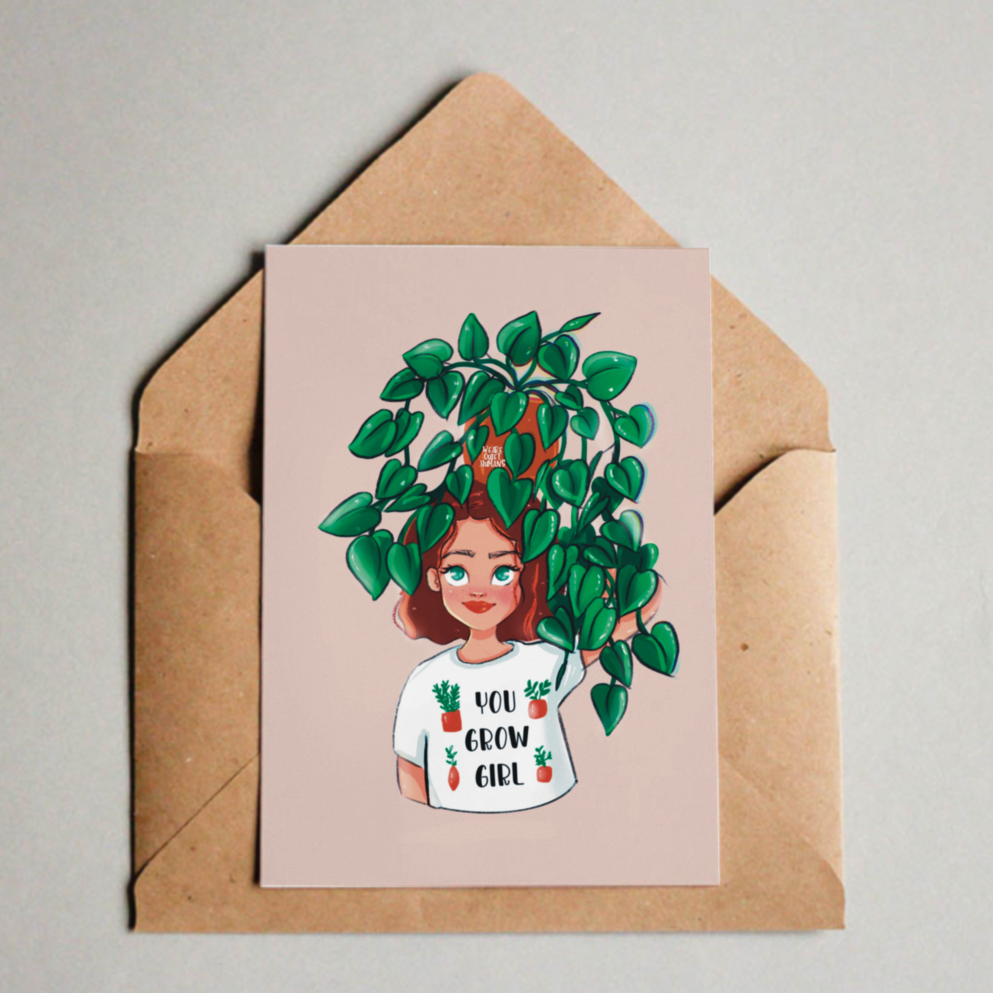 Postkaart - You Grow Girl