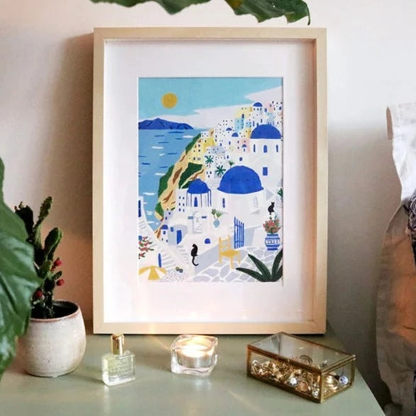 Schilderen op Nummer - Santorini