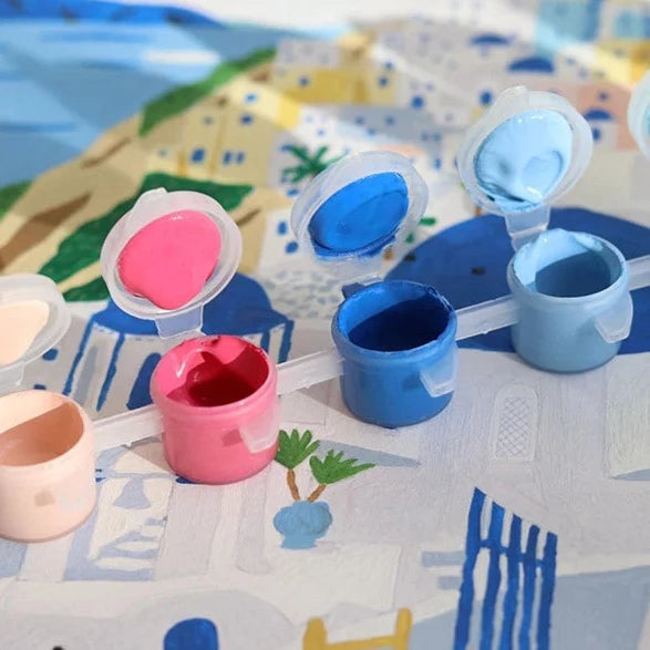 Schilderen op Nummer - Santorini