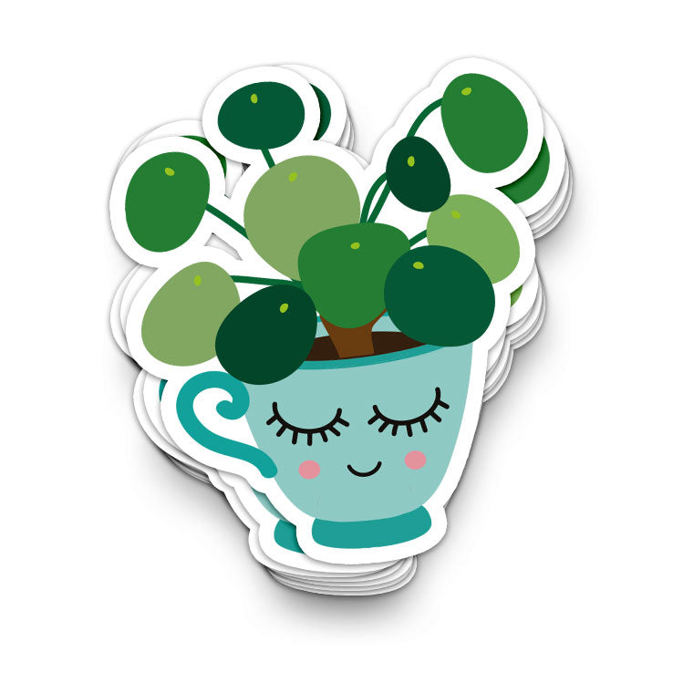 Sticker XL Pilea