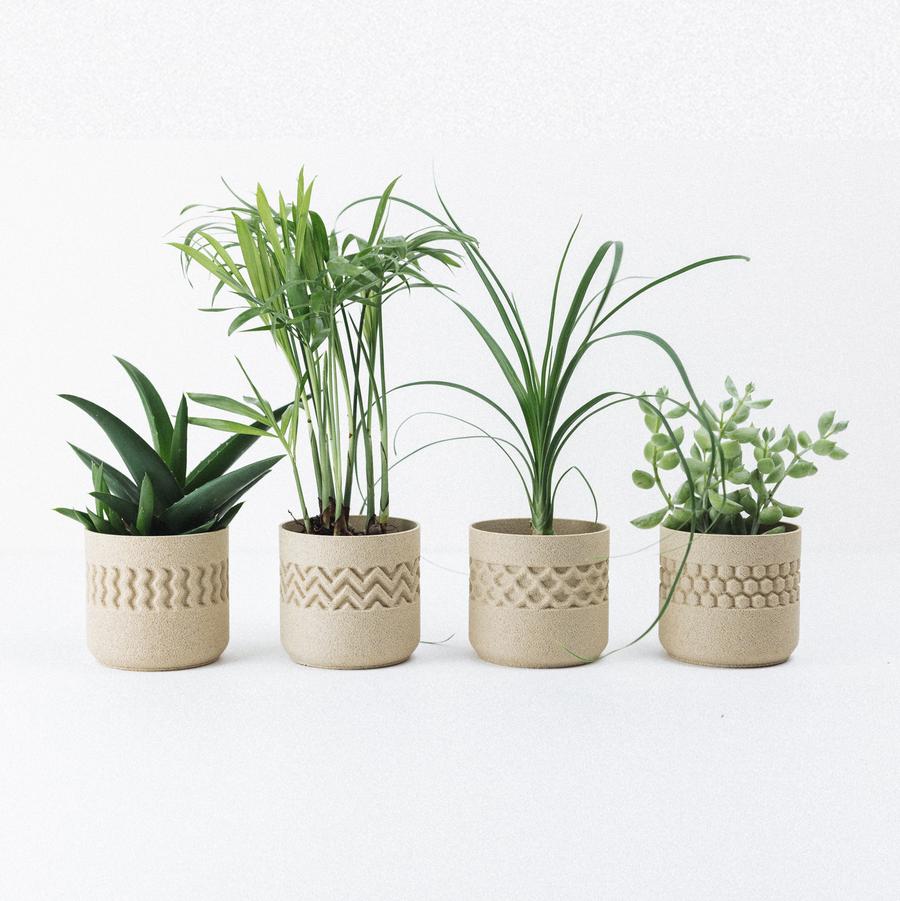Potjes Set - Stamp Beige