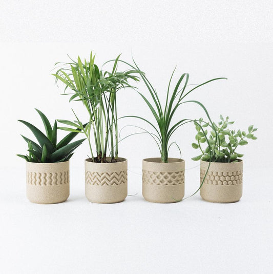 Potjes Set - Stamp Beige