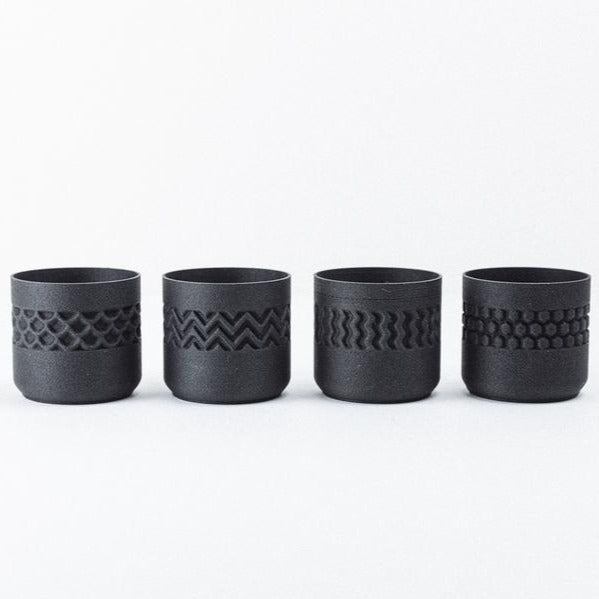 Potjes Set - Stamp Zwart