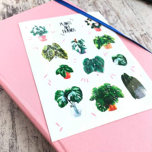 Stickervel - Plants Are Friends