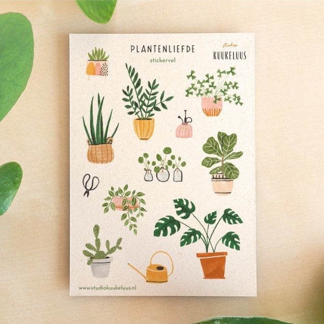 Sticker Sheet - Plant Love