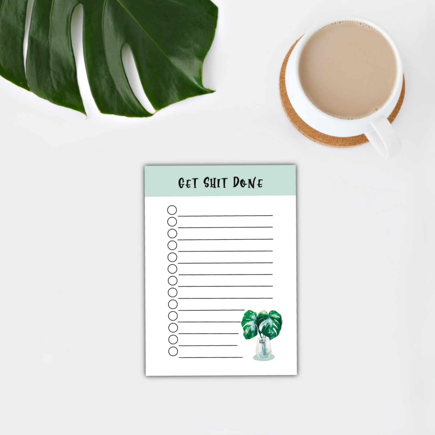 Notepad - Monstera Variegata